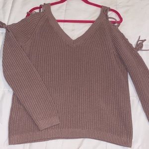 Cozy Knit Off the Shoulder Sweater